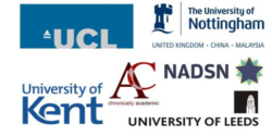 Image includes the logo of each of the universities and networks supporting the event